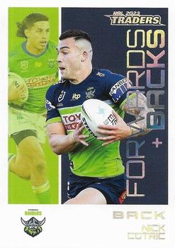 2023 NRL Traders Titanium - Forwards & Backs Parallel #FBP04 Nick Cotric Front